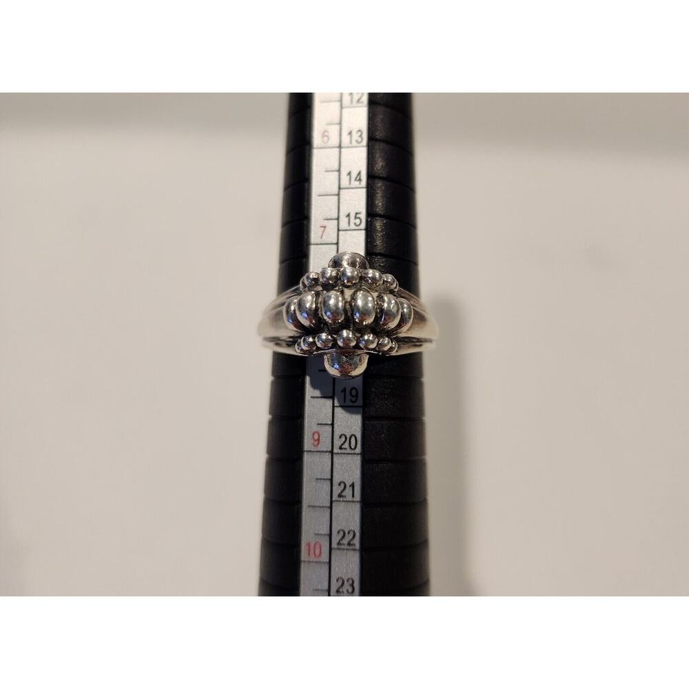 Vintage 325 Silver Mexico Modernist Boho Artisan Chunky Statement Ring Sz 8